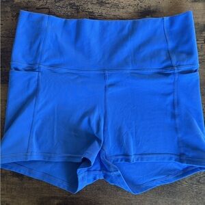 Fabletics High Waist Blue Women's Shorts
